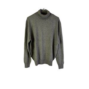 Vintage 90s Rockabilly Turtleneck Sweater Silk Cashmere Blend